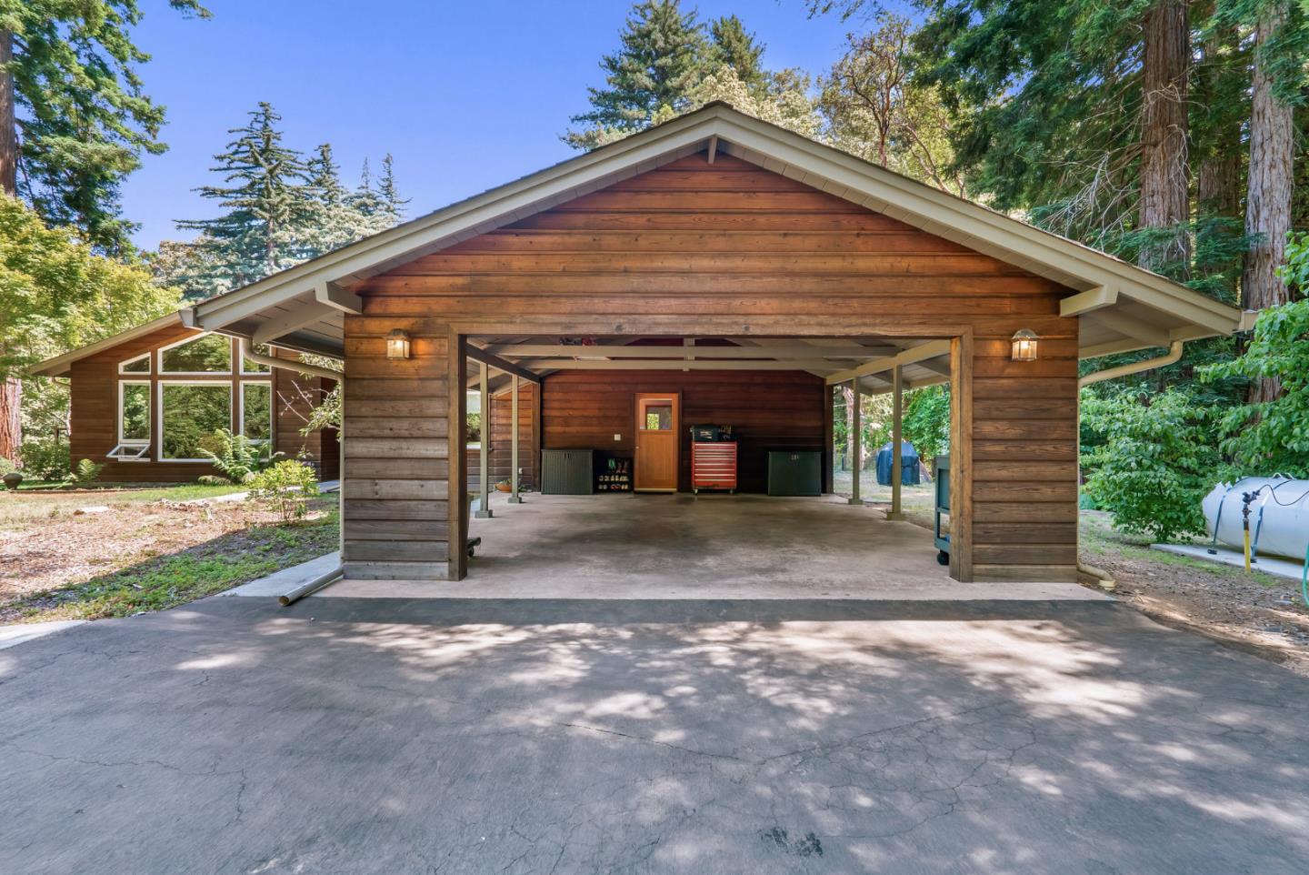 111 Carter Road Santa Cruz, CA 95060 - Photo 64 of 64 a view of a house with a yard and garage