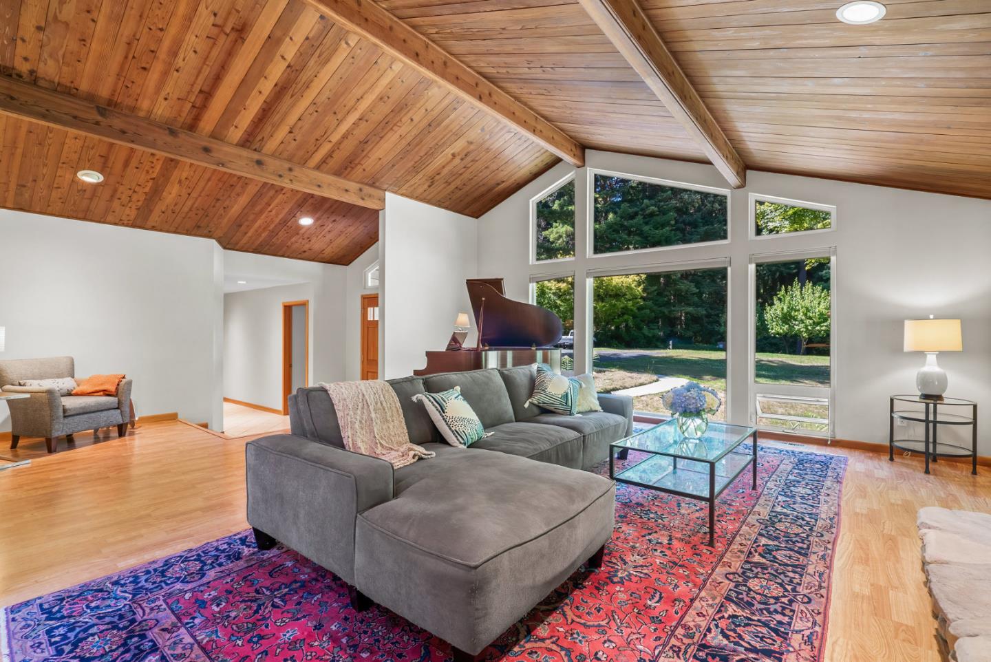 111 Carter Road Santa Cruz, CA 95060 - Photo 10 of 64 a living room with furniture and a large window