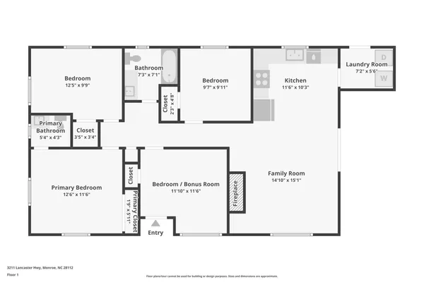 $350,000 | 3211 Lancaster Highway, Monroe, NC 28112