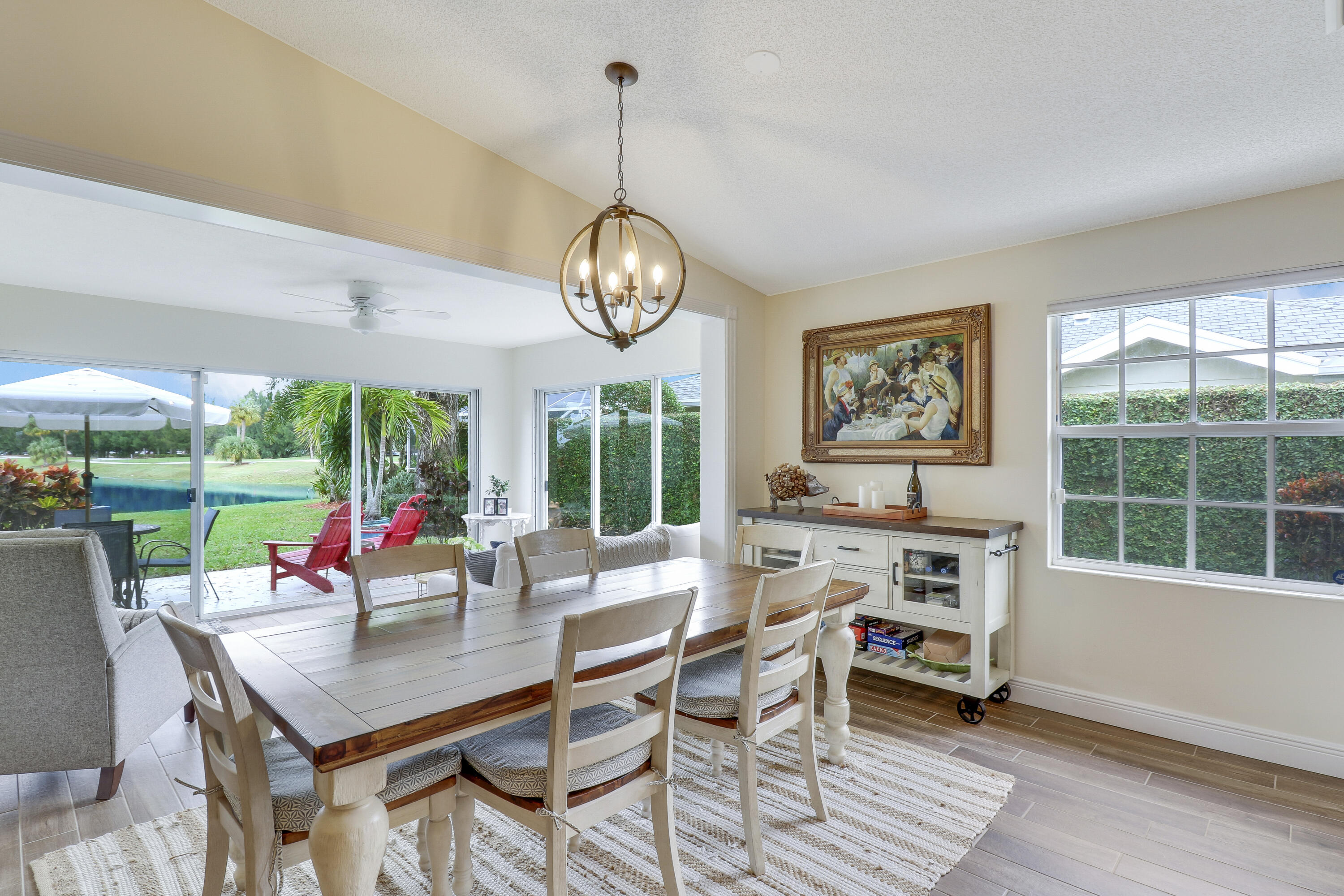 175 Brier Circle Jupiter, FL 33458 - Photo 19 of 39 Dining Space w/ Patio Views