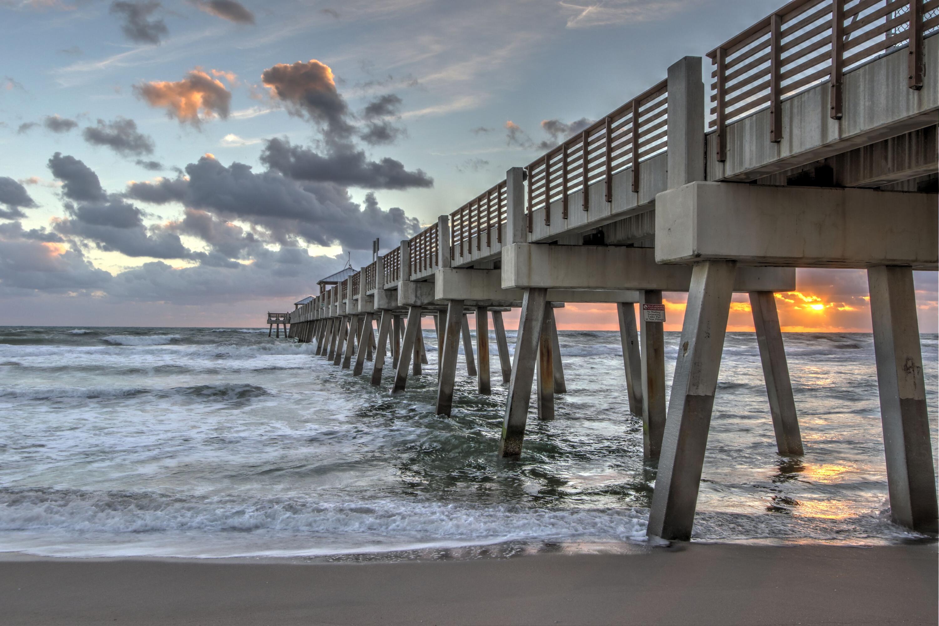 175 Brier Circle Jupiter, FL 33458 - Photo 37 of 39 Juno Beach Pier at Sunrise