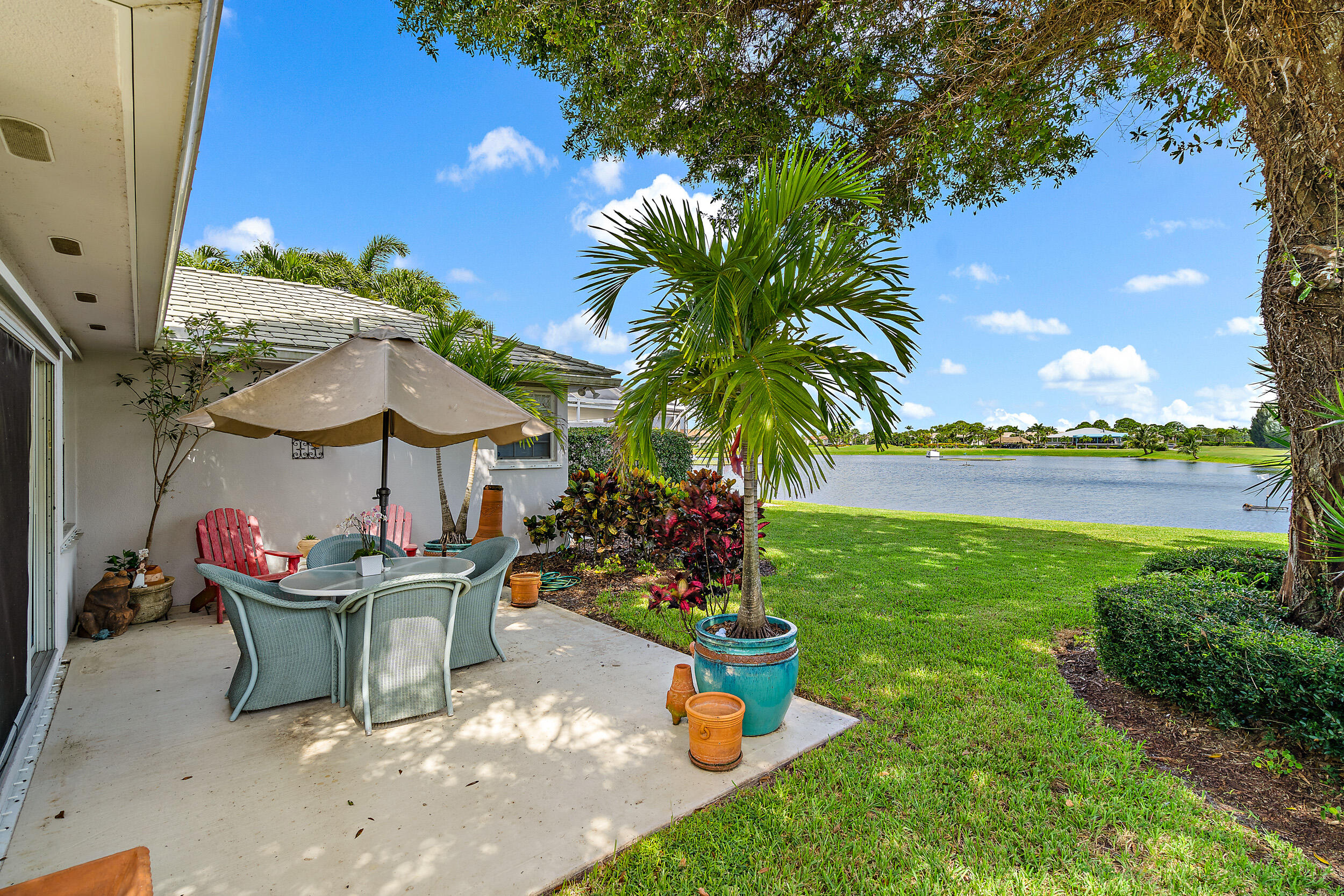 175 Brier Circle Jupiter, FL 33458 - Photo 5 of 39 Stunning Back Patio with Lake Views