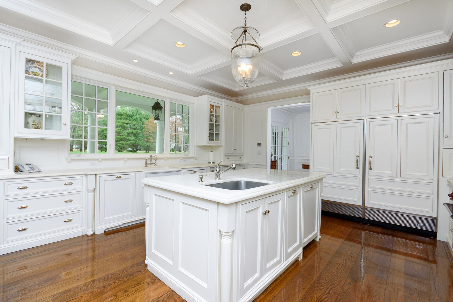 300 Brookside Road Darien, CT 06820 - Photo 14 of 58 a kitchen with a sink stove and cabinets