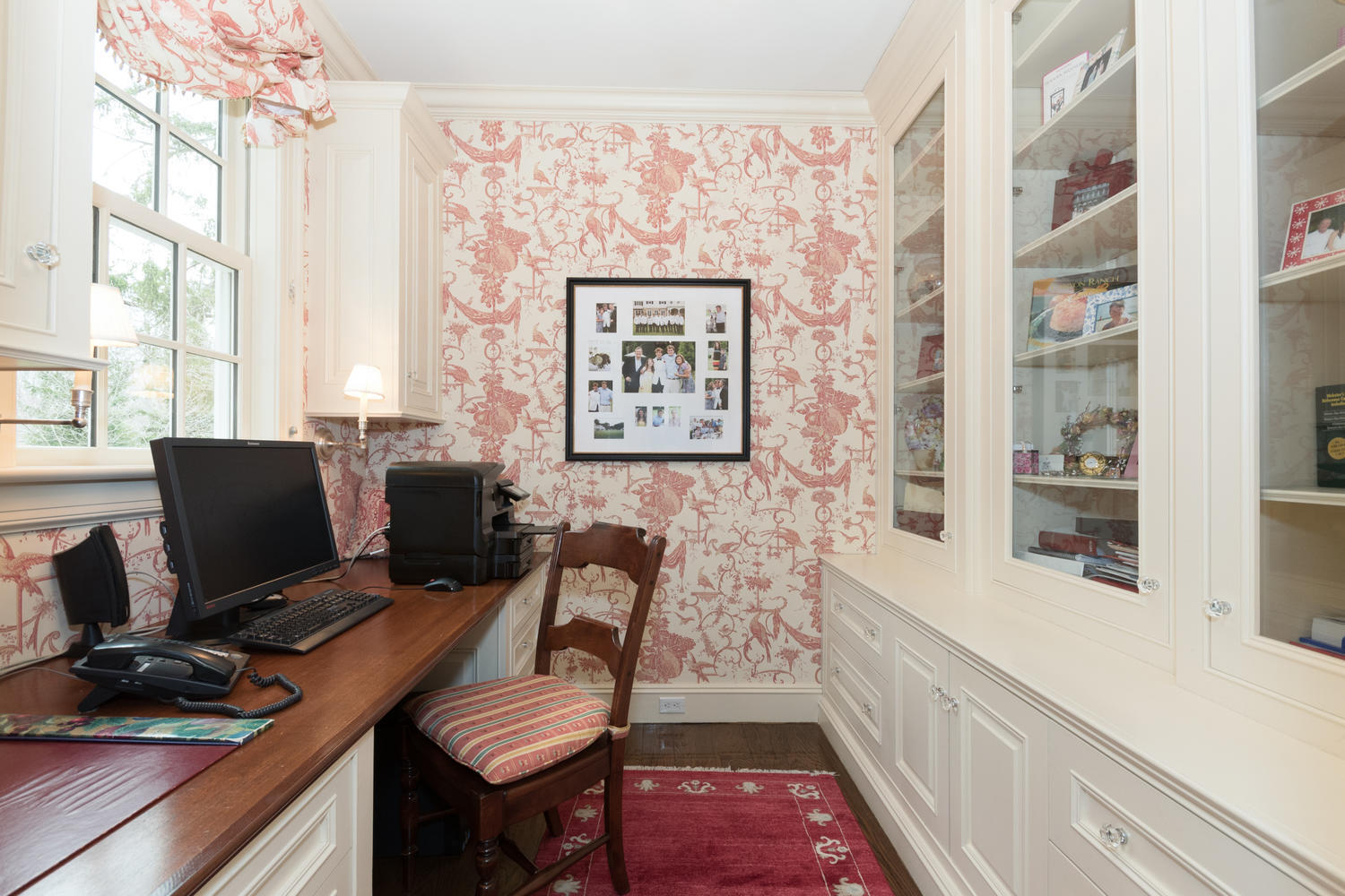 300 Brookside Road Darien, CT 06820 - Photo 19 of 58 a view of a workspace with furniture and a window