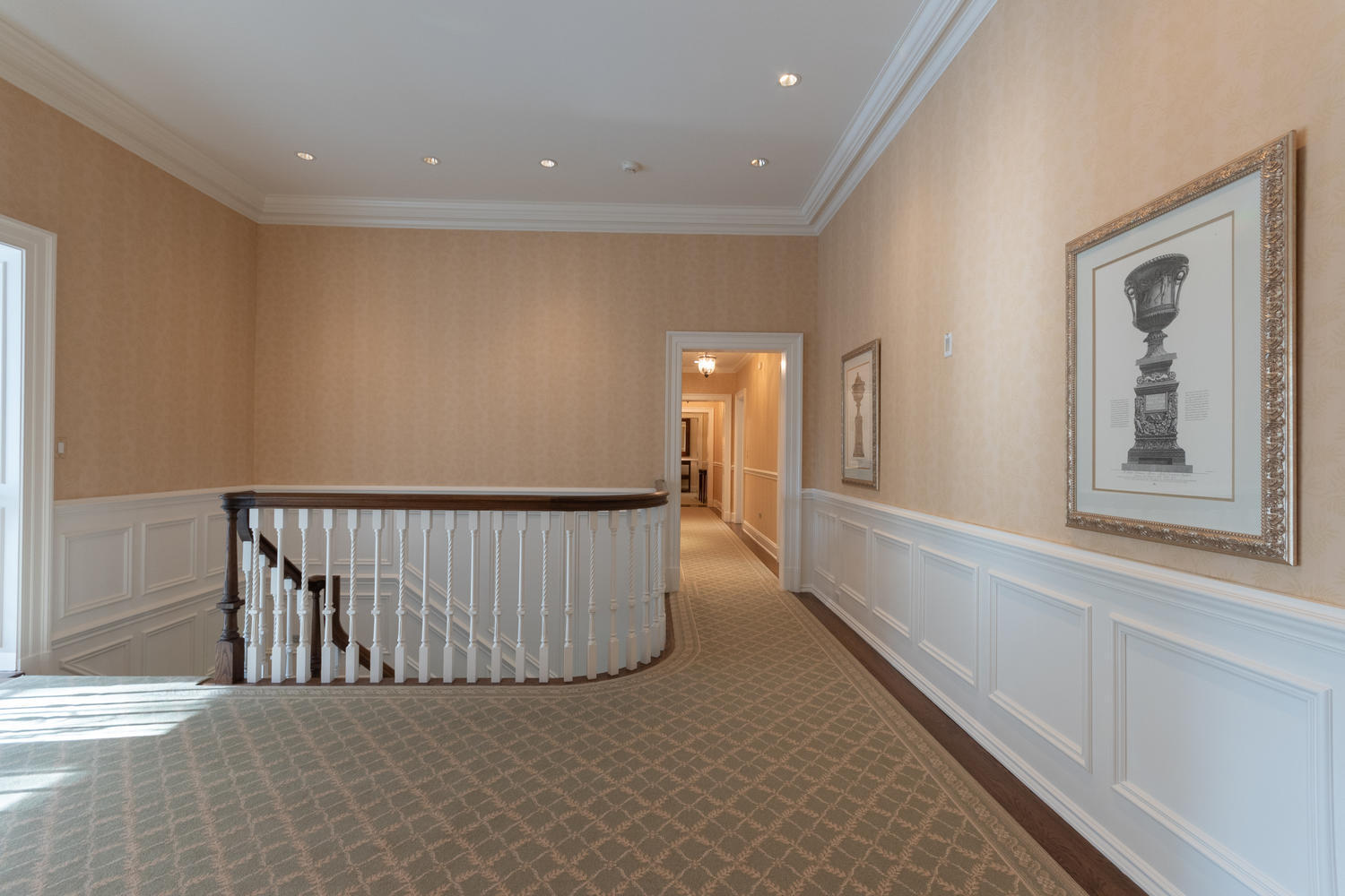 300 Brookside Road Darien, CT 06820 - Photo 32 of 58 a view of a hallway with windows
