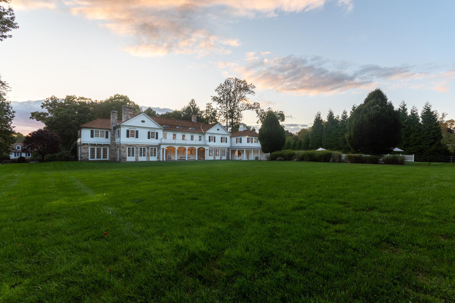 300 Brookside Road Darien, CT 06820 - Photo 52 of 58 a view of a house with a big yard