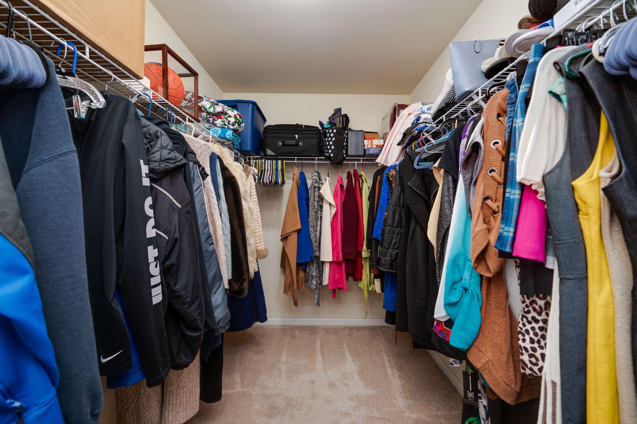 4870 Dunham Drive Reading, PA 19606 - Photo 40 of 59 a view of walk in closet with clothes and shoes