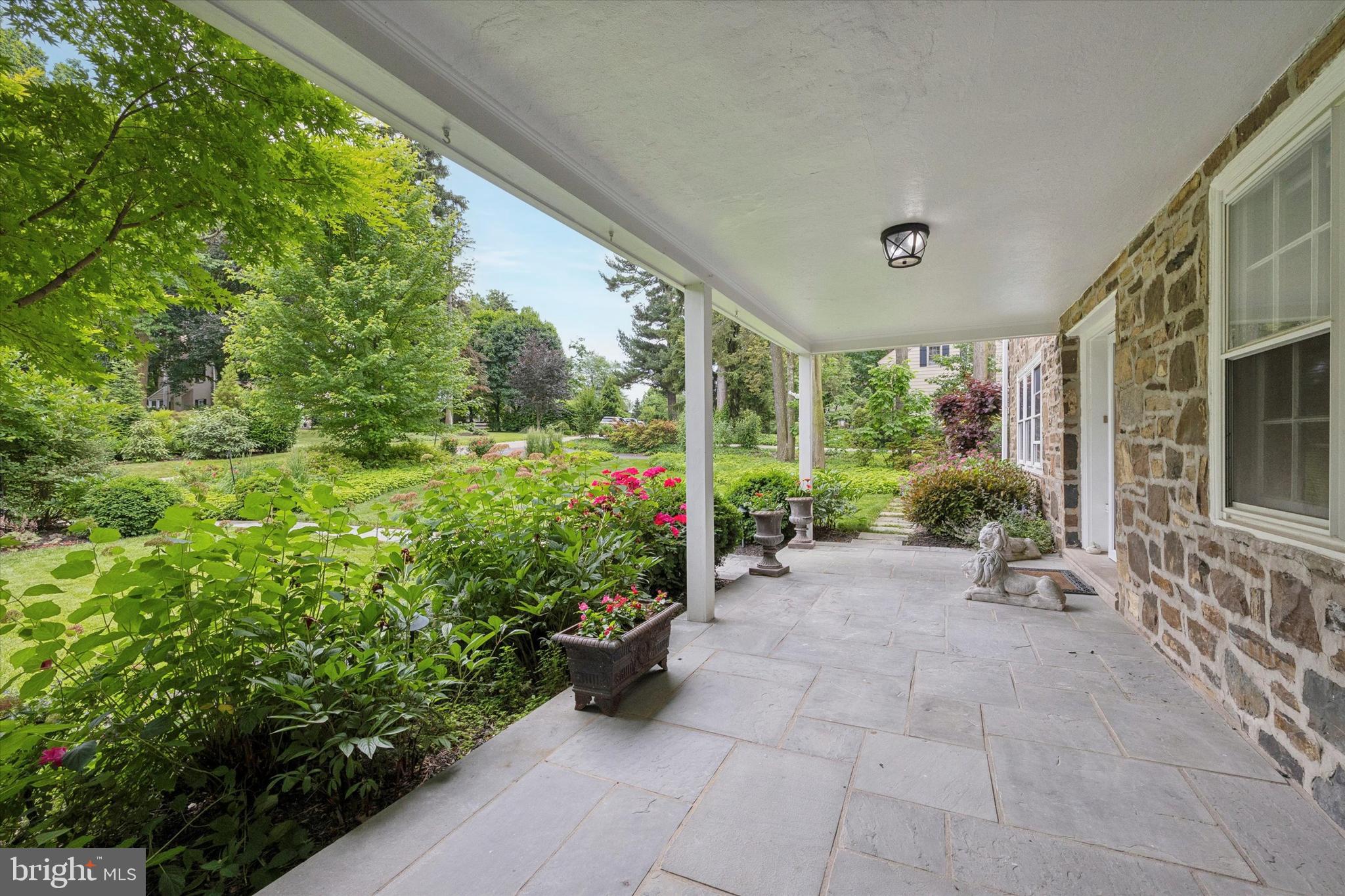 648 Mulford Road Wyncote, PA 19038 - Photo 2 of 60 Lovely covered front porch to welcome you inside.