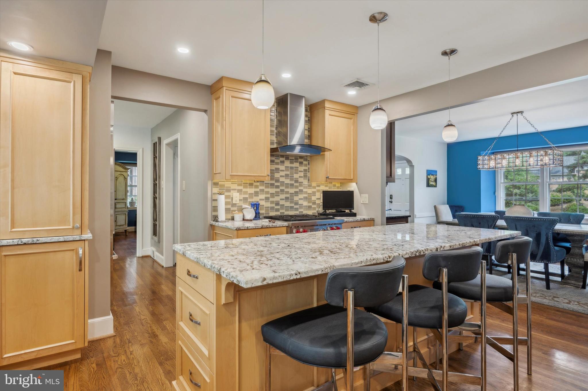 648 Mulford Road Wyncote, PA 19038 - Photo 9 of 60 Dramatic custom state of the art kitchen