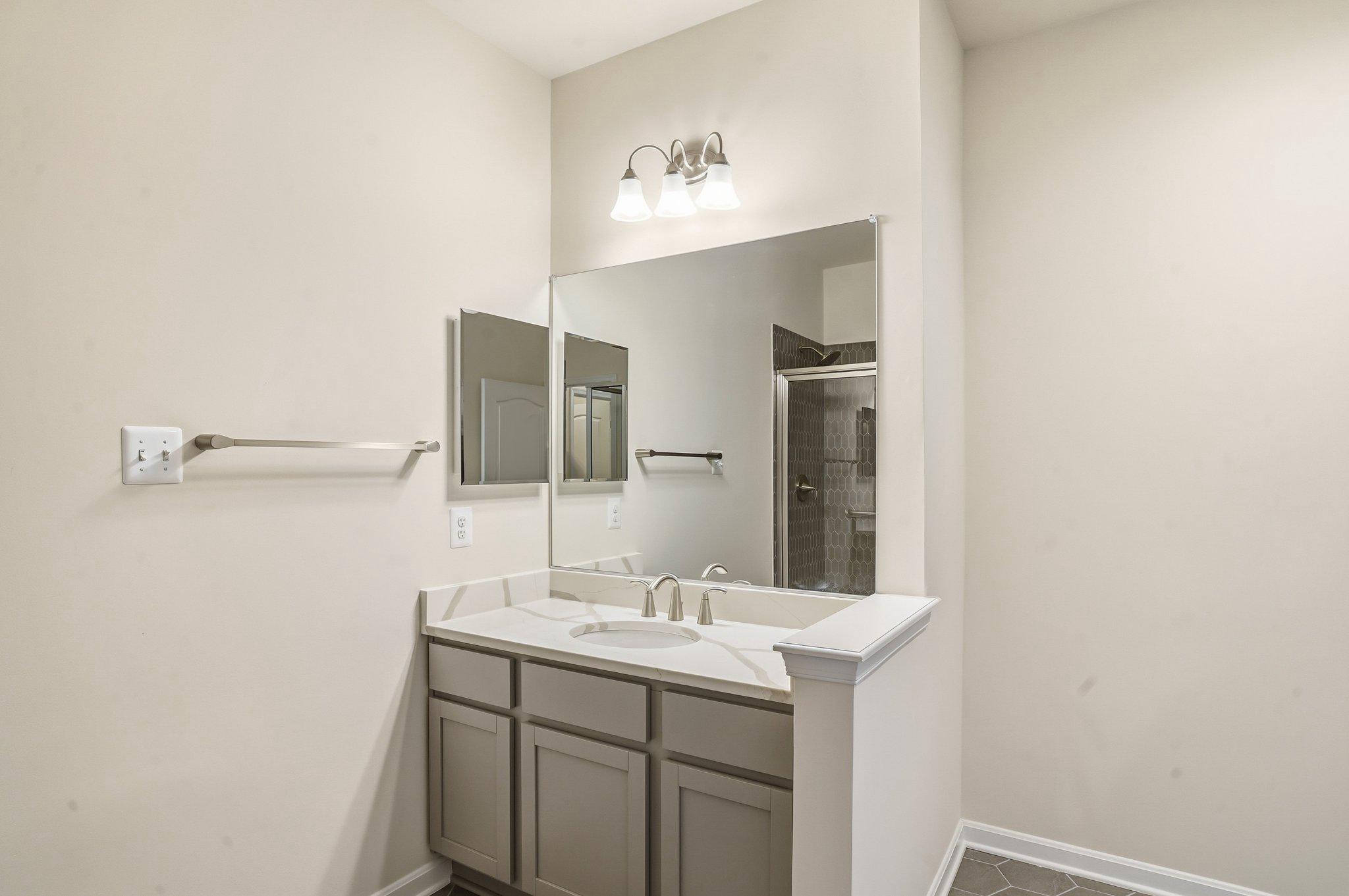4755 South Polling House Road Harwood, MD 20776 - Photo 27 of 36 Modern primary bathroom ready for soaking tub
