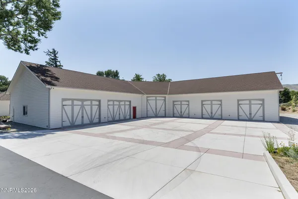 a backyard of a house