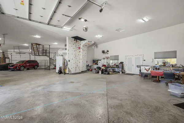 a view of car garage