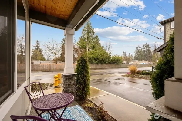 a house view with a backyard space