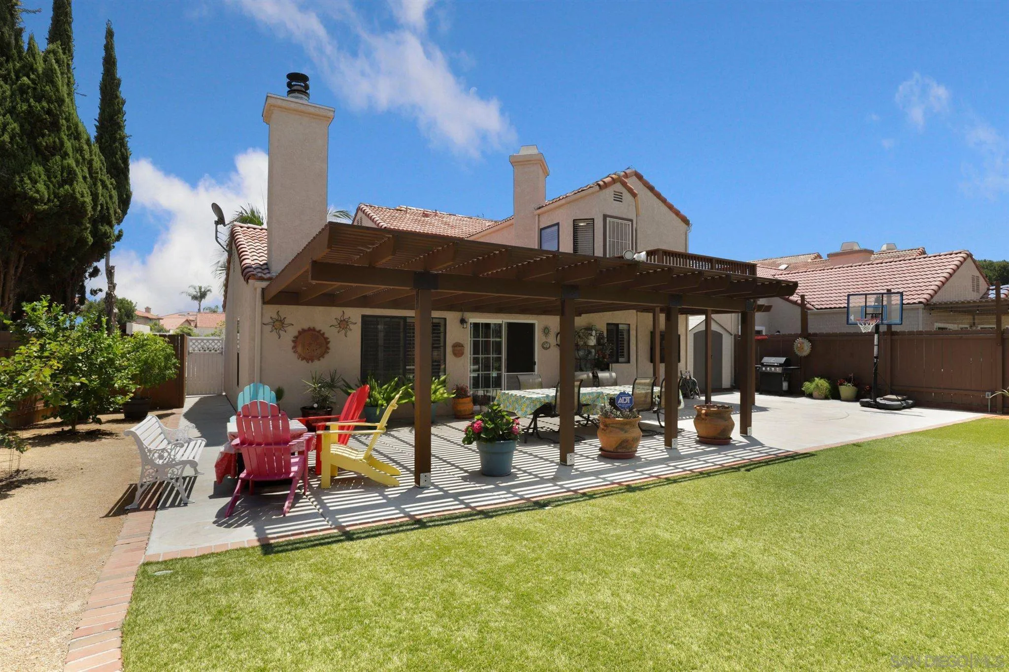 910 Redbud Road Chula Vista, CA 91910 - Photo 29 of 33 a backyard of a house with table and chairs