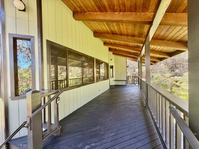 11-3763 10th Street Volcano, HI 96785 - Photo 8 of 28 a view of hallway with wooden floor
