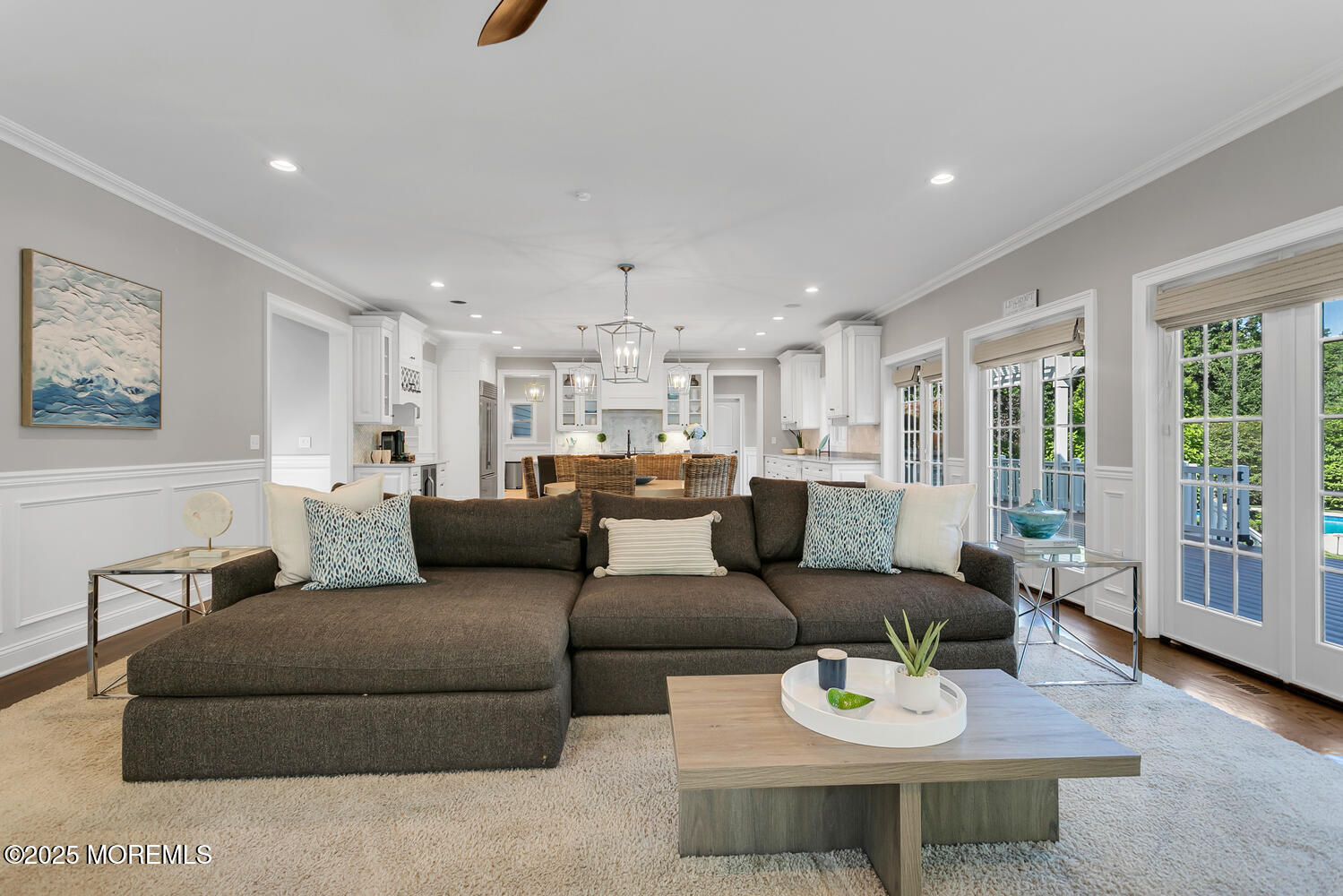 19 Old Phalanx Road Lincroft, NJ 07738 - Photo 11 of 34 a living room with furniture and a wooden floor
