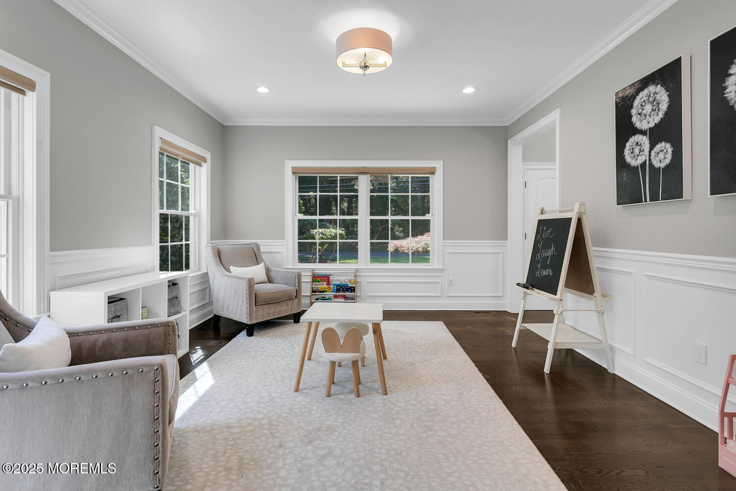 19 Old Phalanx Road Lincroft, NJ 07738 - Photo 15 of 34 a living room with furniture and a large window