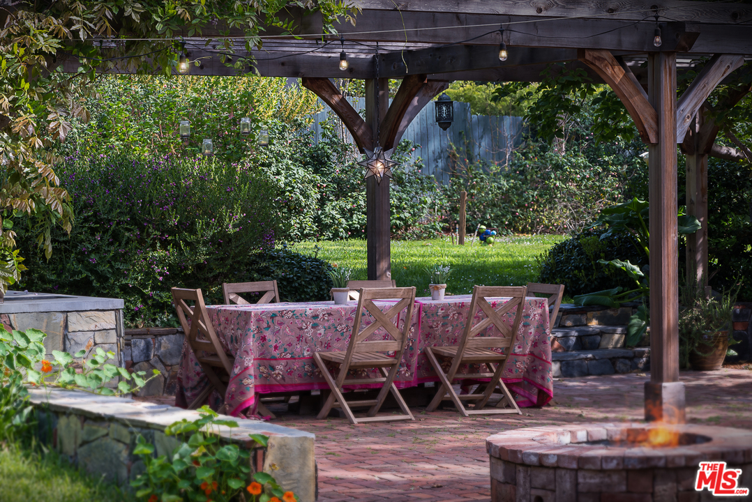919 Rivas Canyon Road Pacific Palisades, CA 90272 - Photo 31 of 43 a view of an outdoor space with seating
