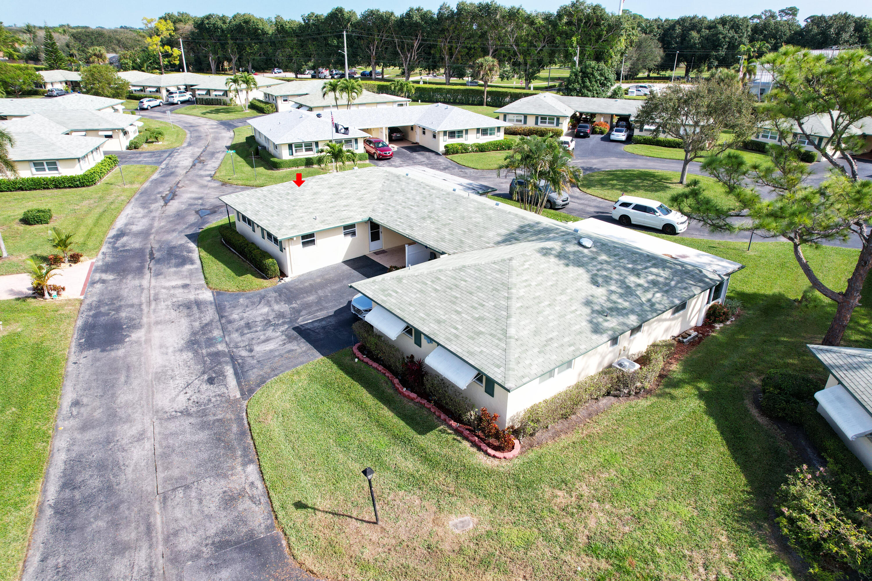 227 Cardinal Lane Delray Beach, FL 33445 - Photo 32 of 38 an aerial view of a house with outdoor space