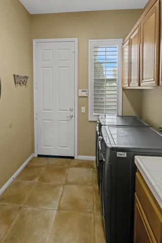 a view of storage and utility room in empty room