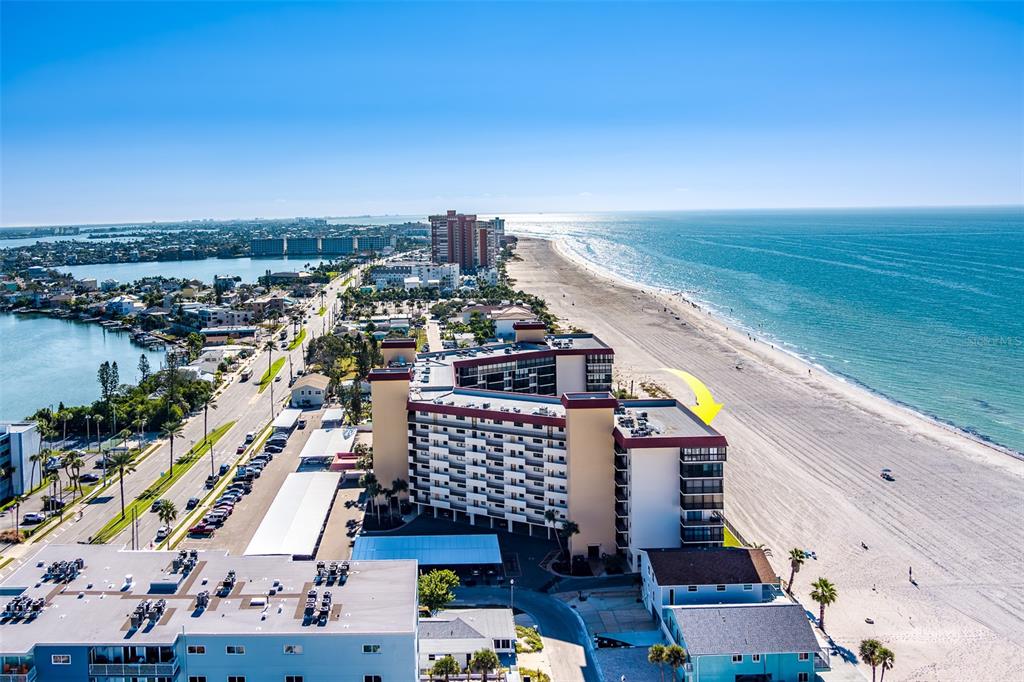 18304 Gulf Boulevard, Unit 102 Redington Shores, FL 33708 - Photo 41 of 55 a view of city from balcony