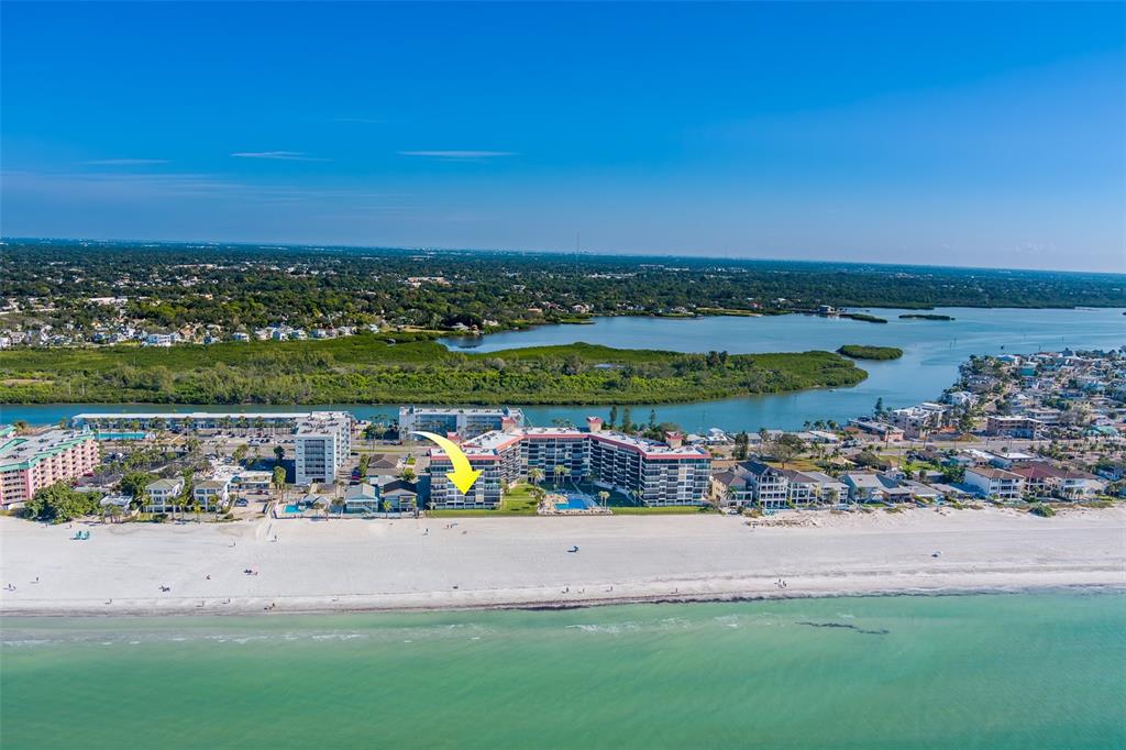 18304 Gulf Boulevard, Unit 102 Redington Shores, FL 33708 - Photo 49 of 55 a view of a lake with a city