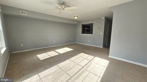 a view of empty room