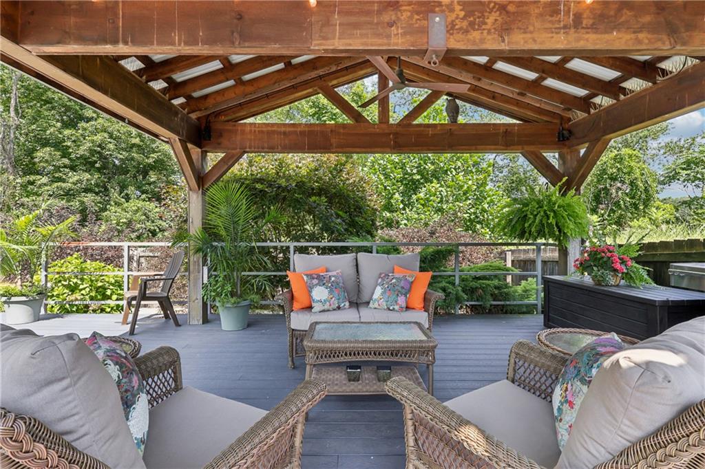 461 Dutchman Run Road New Kensington, PA 15068 - Photo 39 of 50 a deck view with a seating space