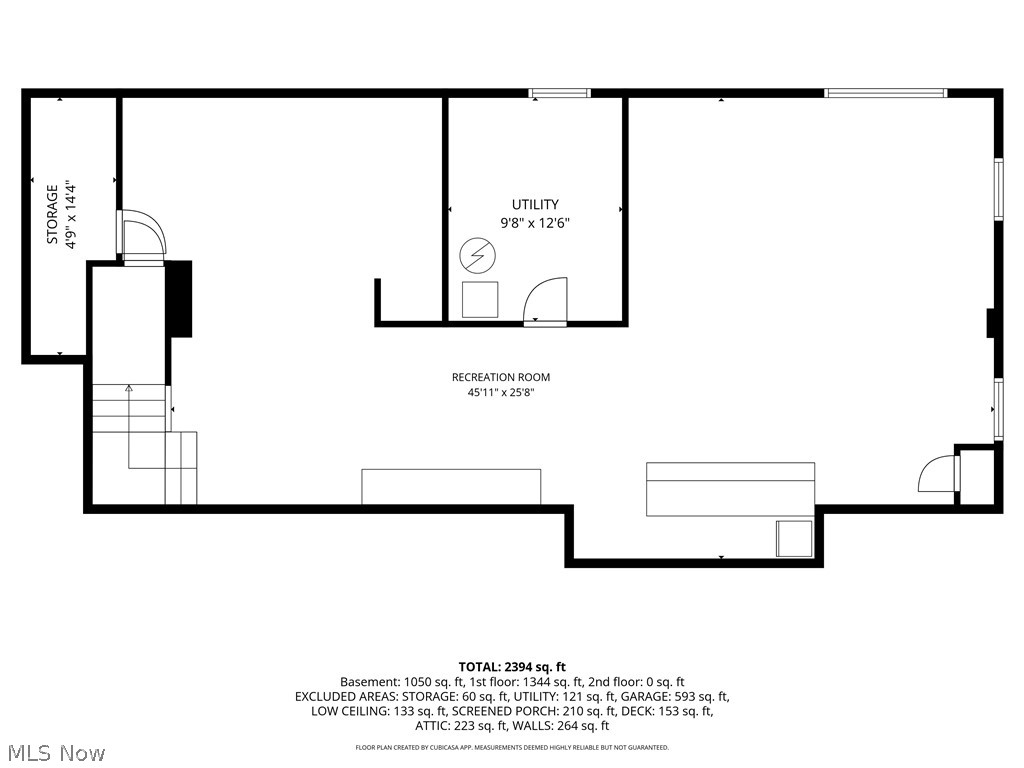 1966 Spring Grove Madison, OH 44057 - Photo 49 of 50 Lower Level Floor Plan