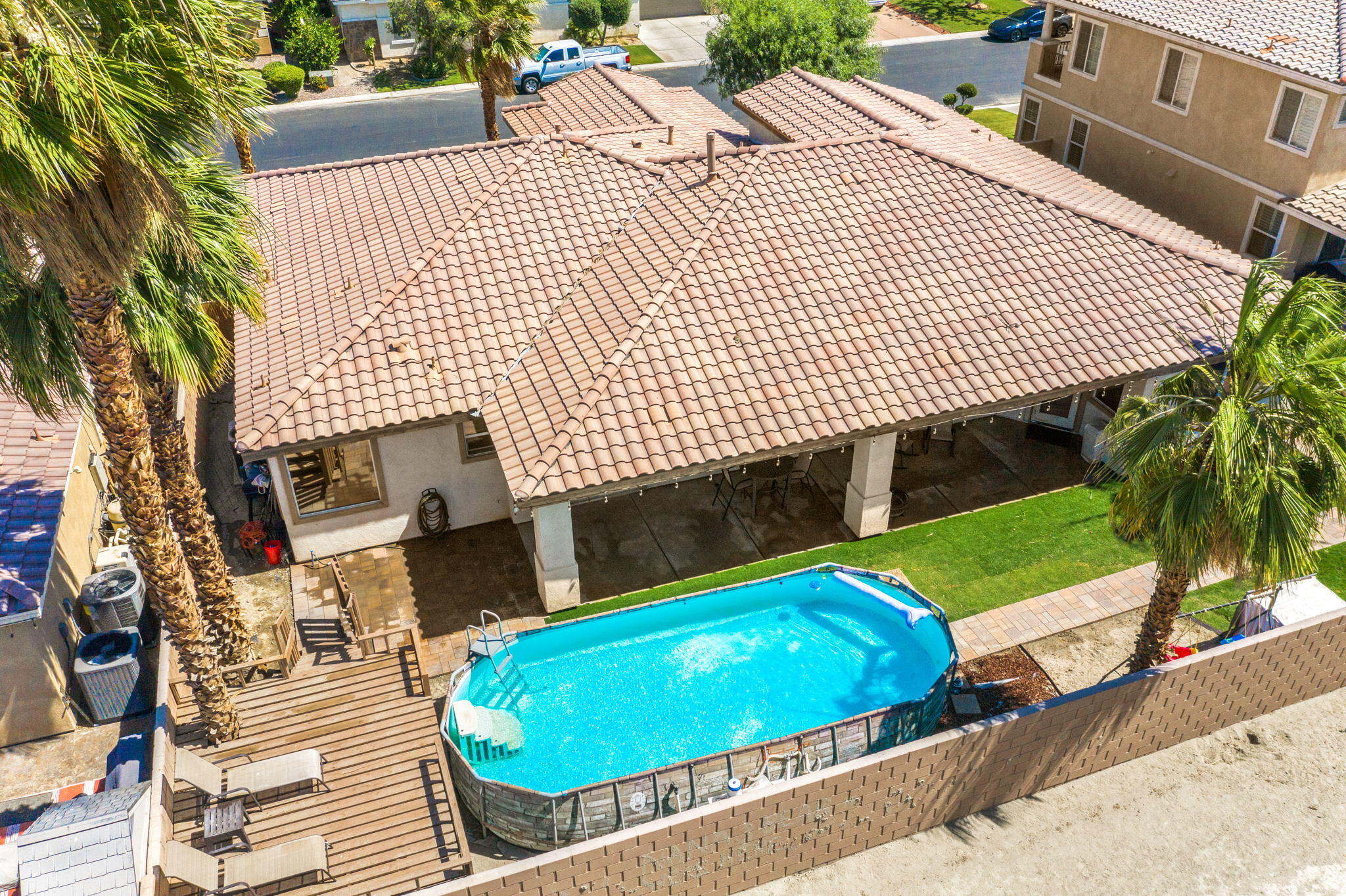 83427 Skyline Trail Road Indio, CA 92203 - Photo 26 of 27 aerial of back of house