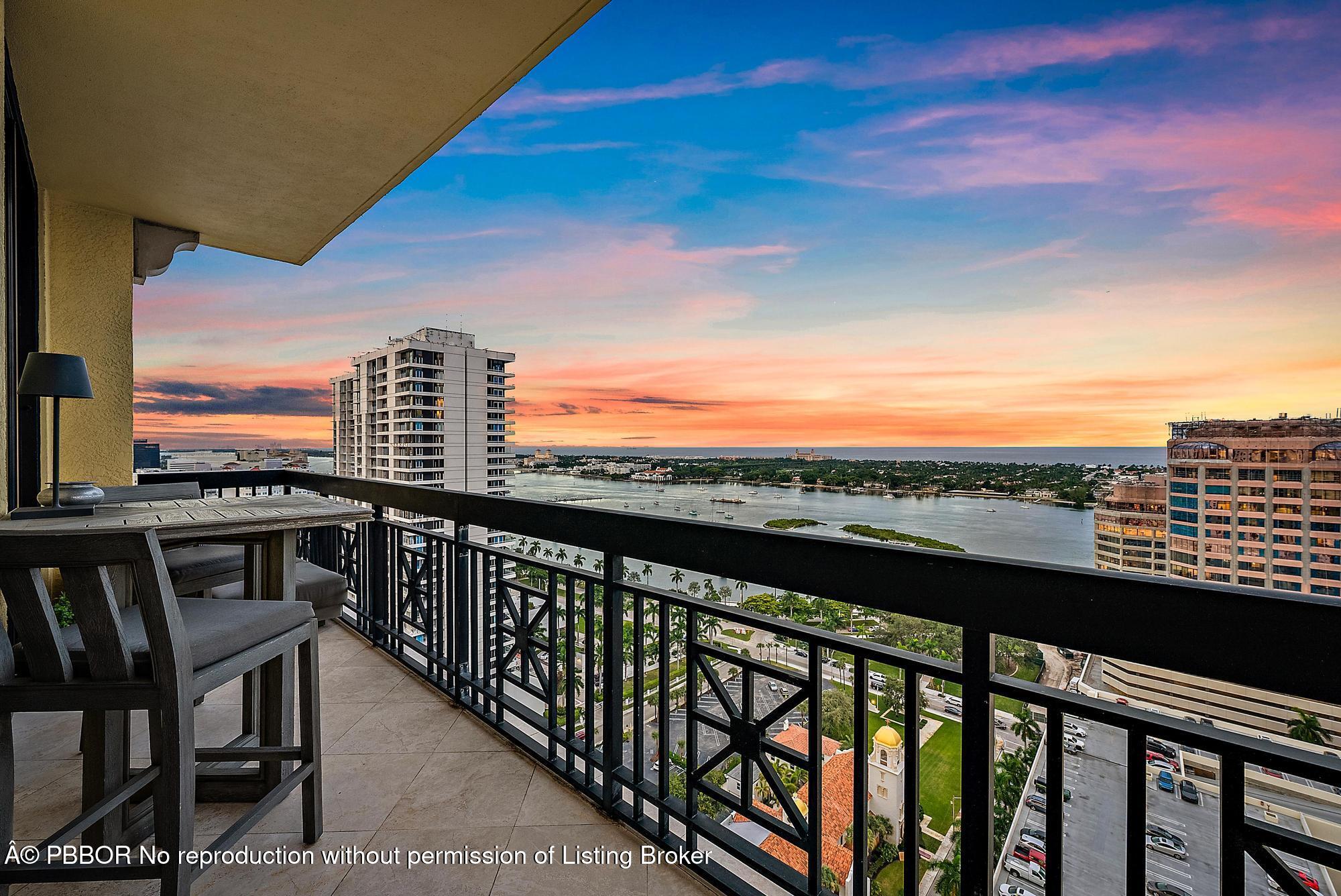 701 South Olive Avenue, Unit 2012 PH West Palm Beach, FL 33401 - Photo 2 of 42 a view of city from balcony