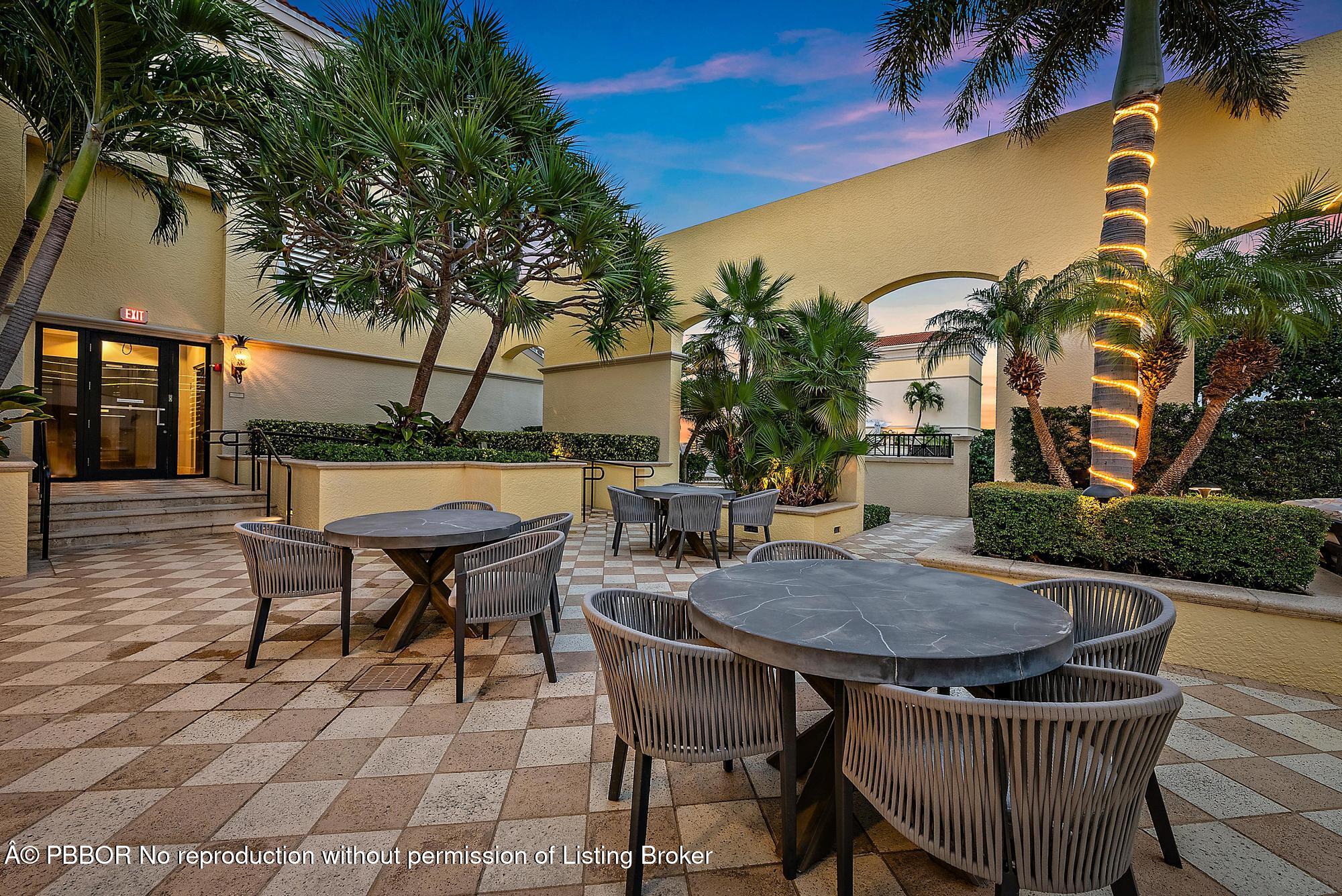 701 South Olive Avenue, Unit 2012 PH West Palm Beach, FL 33401 - Photo 30 of 42 a view of a backyard with sitting area