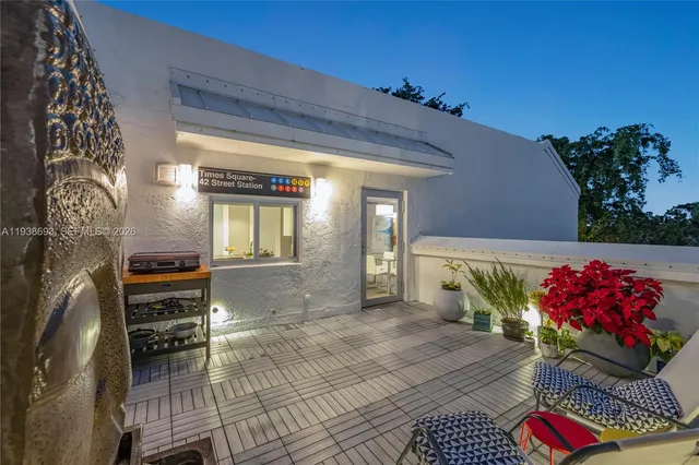 a view of a entryway door front of house