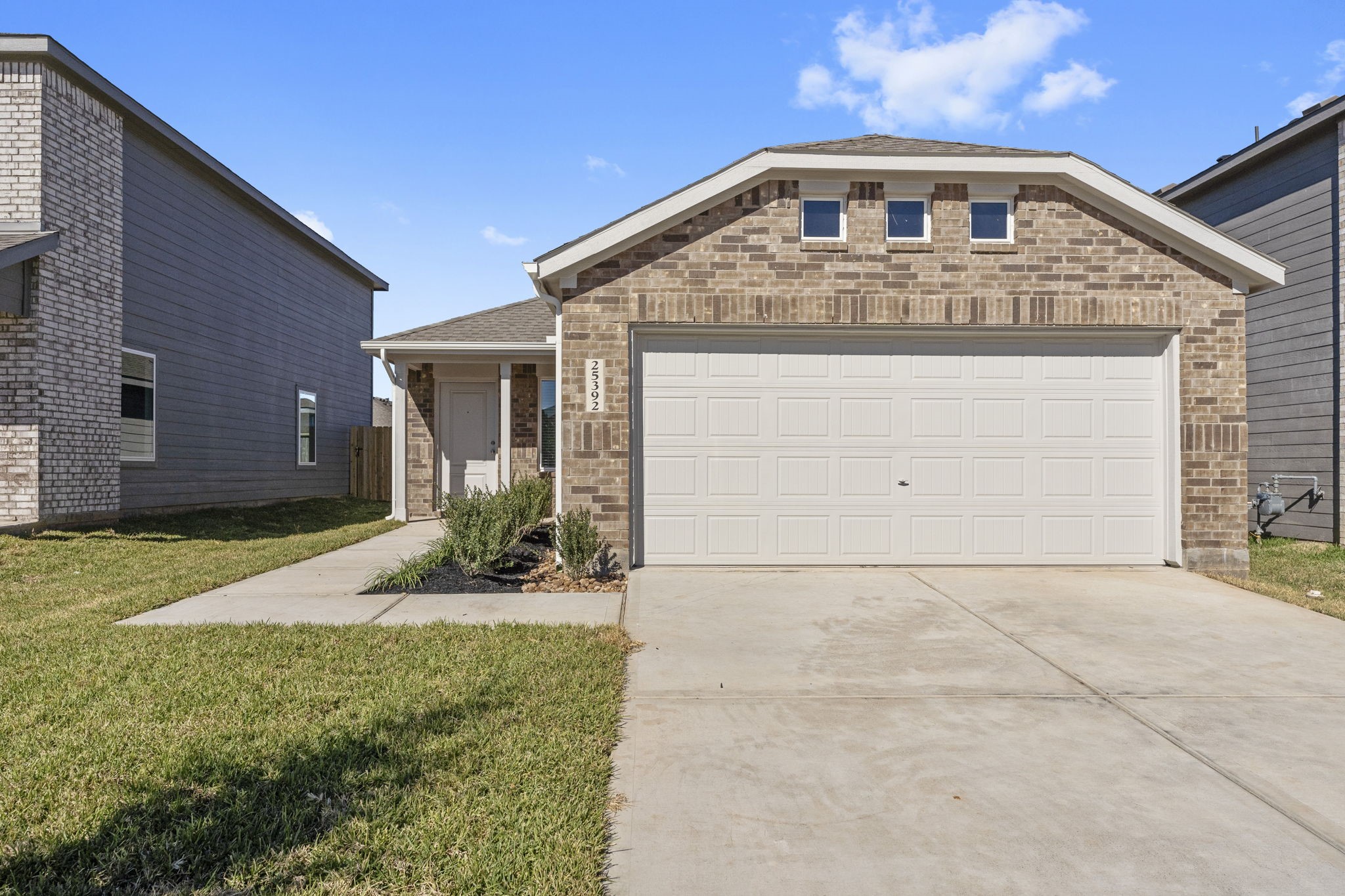 a front view of house with yard