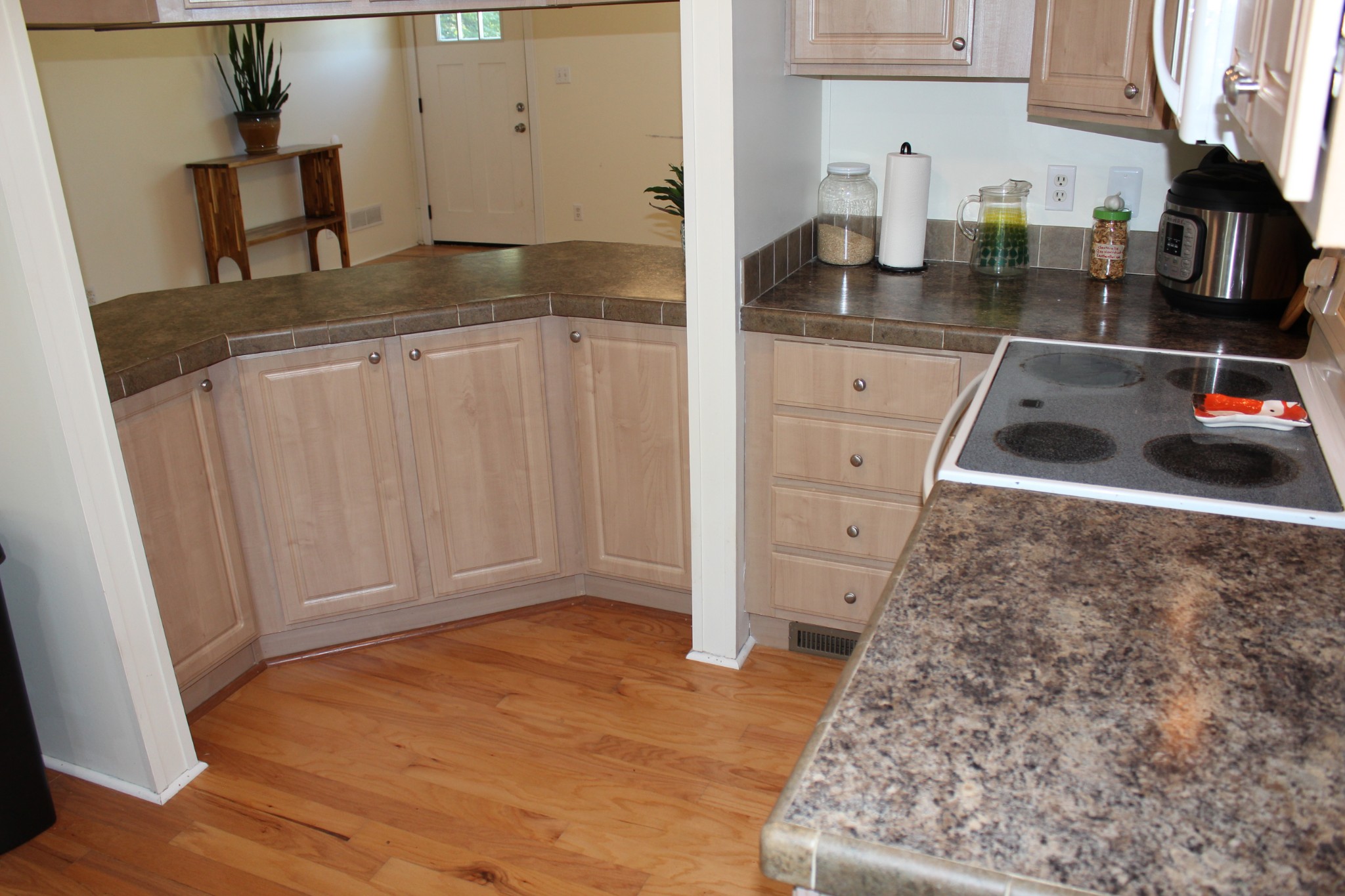 2808 Greer Road Goodlettsville, TN 37072 - Photo 10 of 37 a kitchen with granite countertop a sink and a stove
