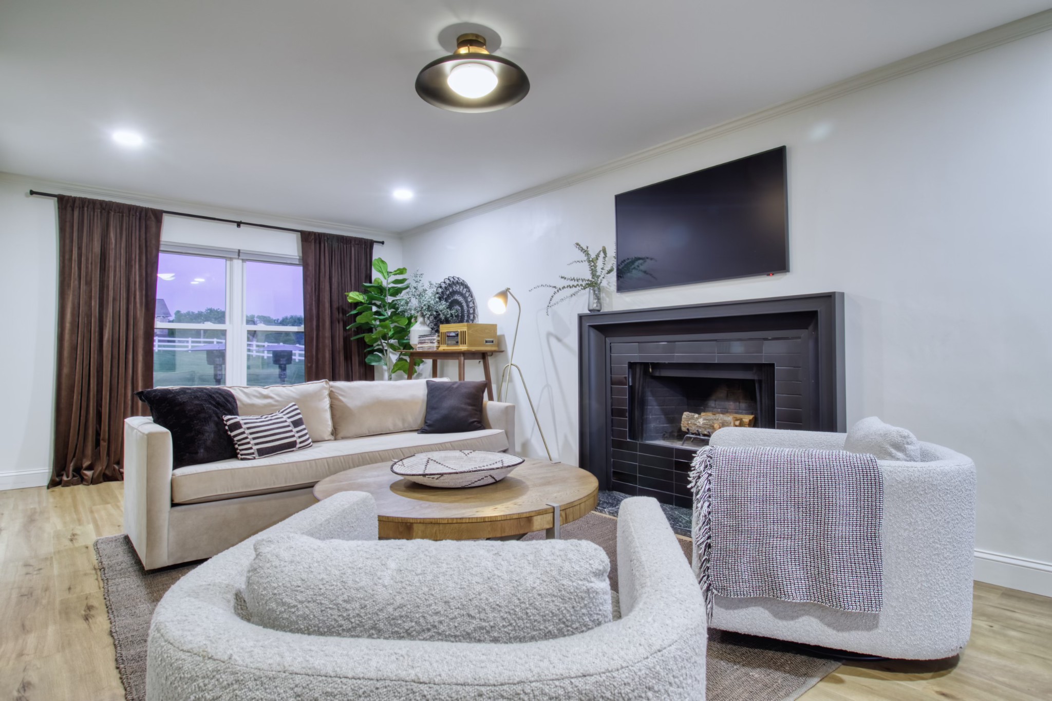 1349 Bates Road Lebanon, TN 37087 - Photo 6 of 29 a living room with furniture and a fireplace