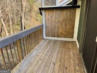 a view of wooden floor