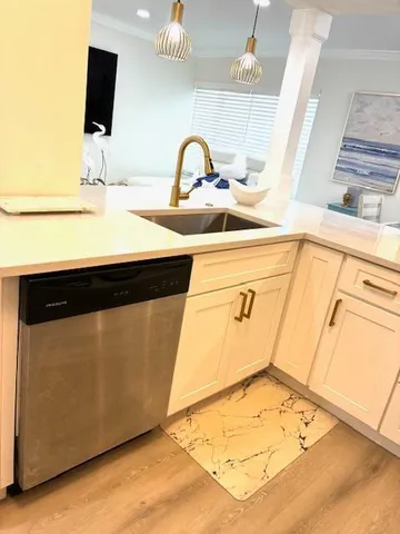 a close view of appliances