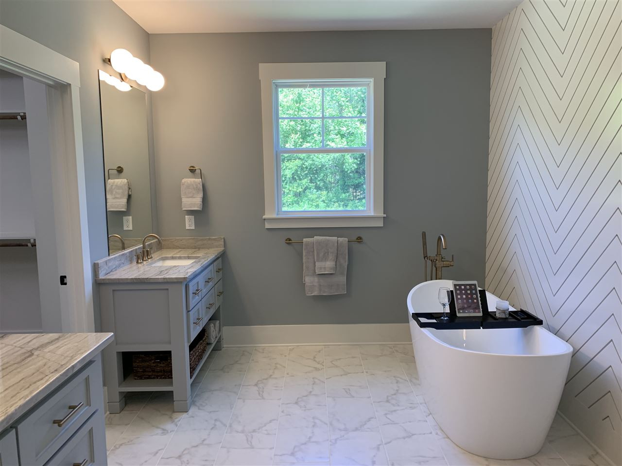 1063 Maggie Way Road Wendell, NC 27591 - Photo 16 of 30 Fabulous Feature Wall in Master Bath