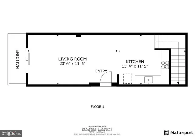 $4,200 | 2134 Wisconsin Avenue Northwest, Unit 3, Washington, DC 20007