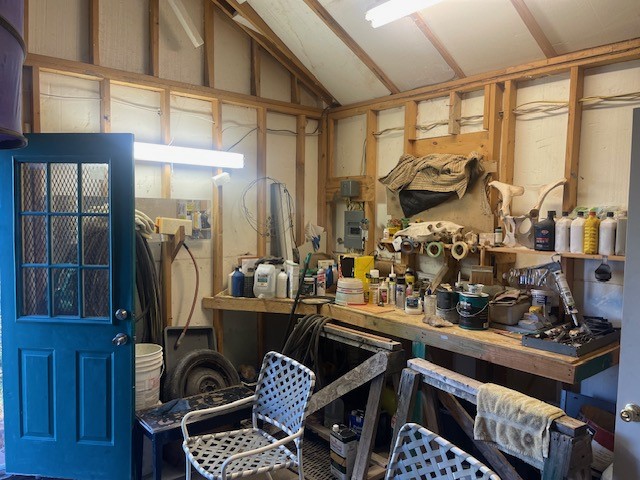 175 Hidden Valley Ranch Road Ilfeld, NM 87538 - Photo 43 of 43 Workshop portion of the detached garage