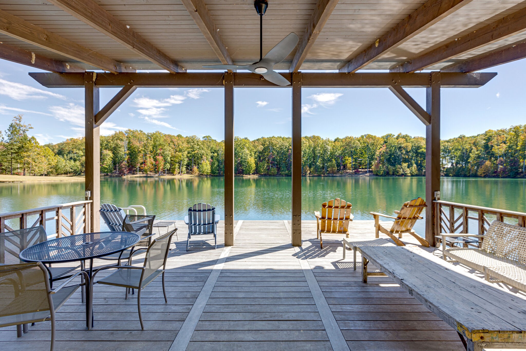 15 Myers Point Road Sewanee, TN 37375 - Photo 11 of 23 a lake view with tables and chairs