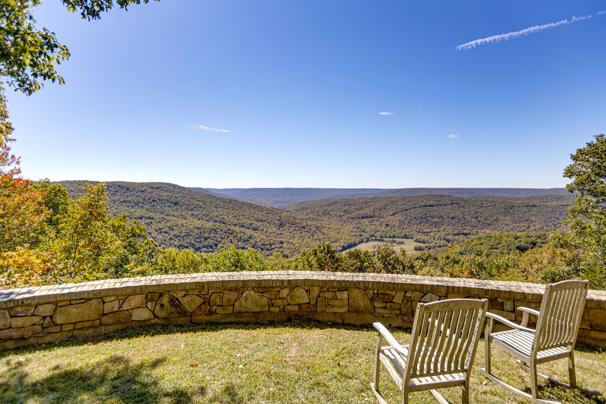 15 Myers Point Road Sewanee, TN 37375 - Photo 8 of 23 a view of city and mountain from a balcony