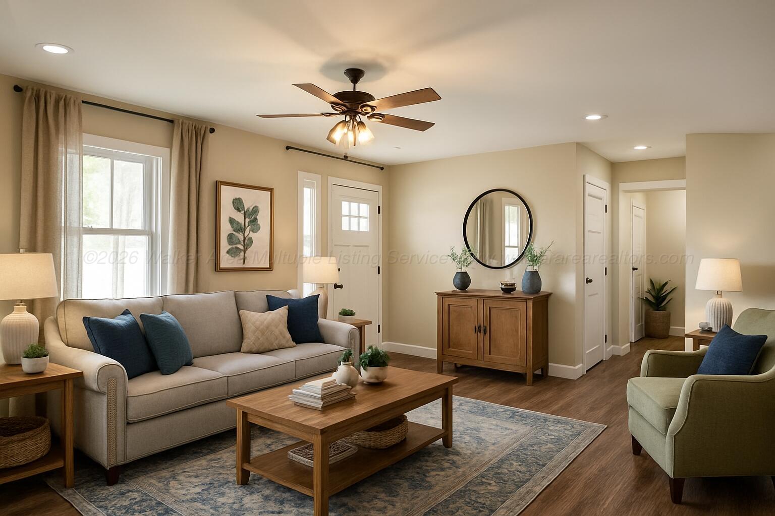 772 Co Road Winfield, AL 35594 - Photo 7 of 36 Living room virtually staged