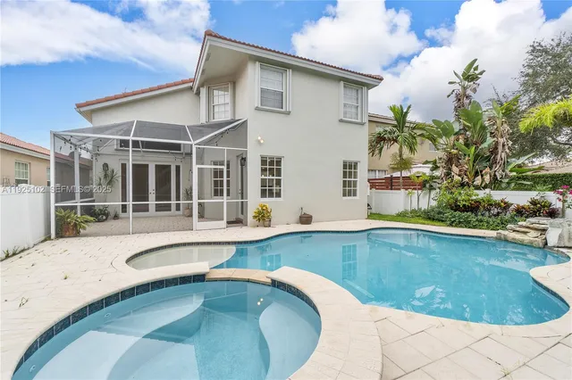 a view of a house with pool
