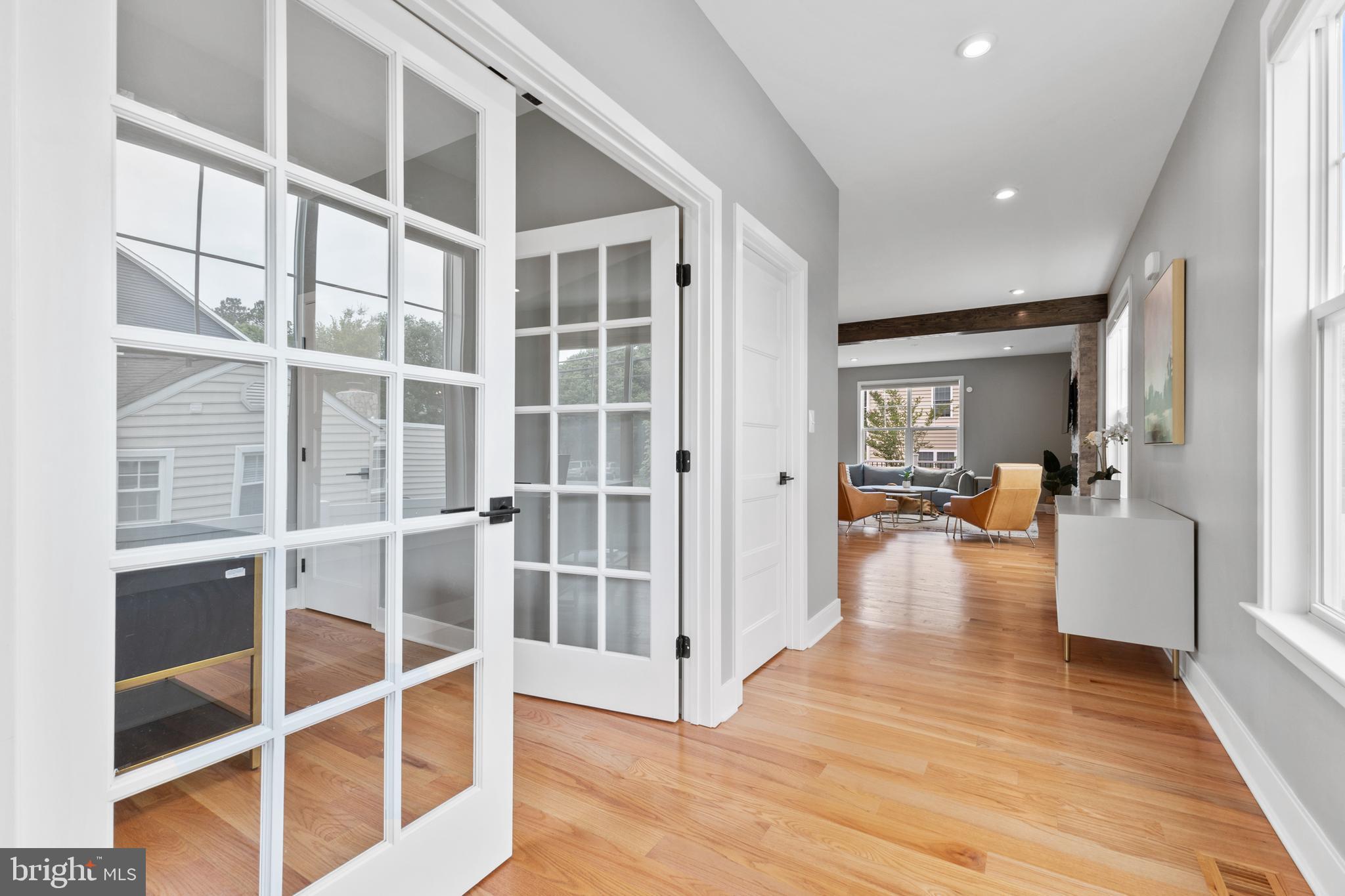 8012 Fort Hunt Road Alexandria, VA 22308 - Photo 14 of 50 foyer and french doors to office
