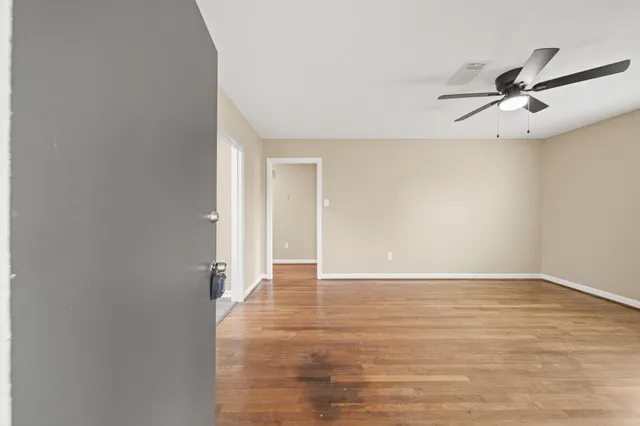 wooden floor in an empty room