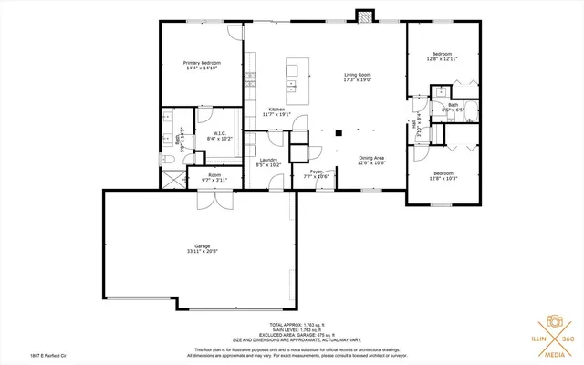 $350,000 | 1807 North Fairfield Drive, Urbana, IL 61802