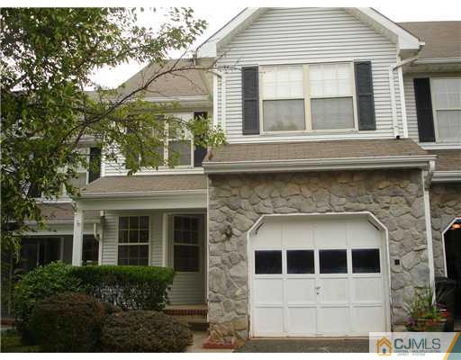 a front view of a house with windows