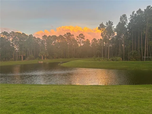 a view of a backyard with a garden